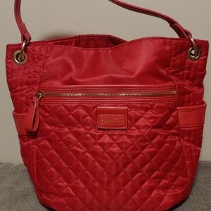 Nicole Miller Quilted Shoulder Bag.